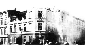Große Paulstraße 1940 nach dem Bombenangriff